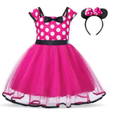 Fantasia Minnie Infantil Rosa Disney Loja Morada