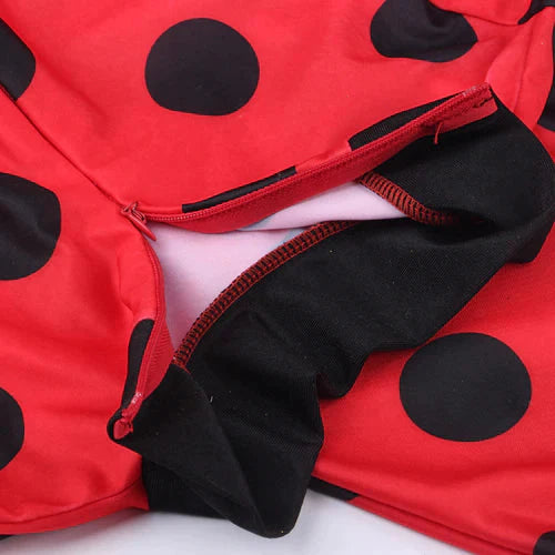 Fantasia Ladybug Com Peruca e Acessório de Brinde - Promoção de Inverno Julho - Loja Morada