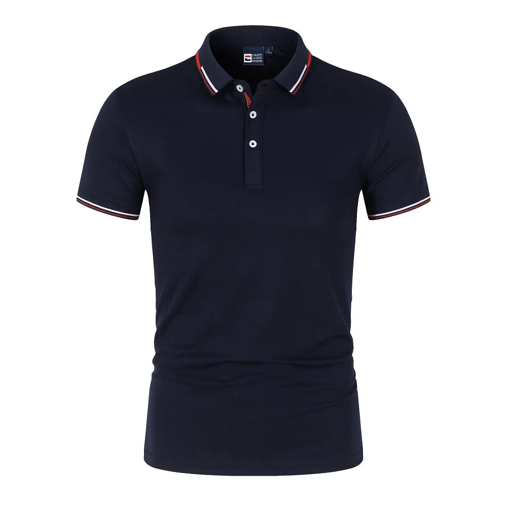 Camisa Masculina Casual Polo Slim Morada Fit