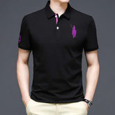 Camisa Masculina Polo Clássica Morada