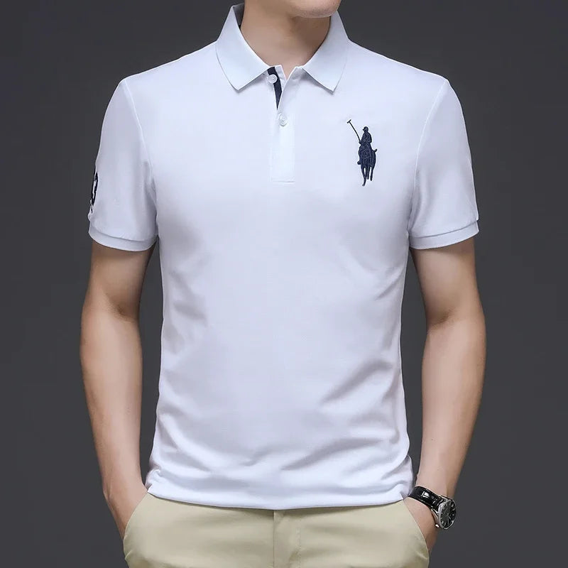 Camisa Masculina Polo Clássica Morada