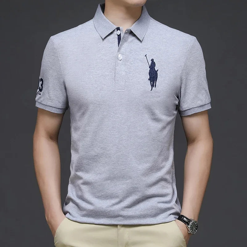 Camisa Masculina Polo Clássica Morada