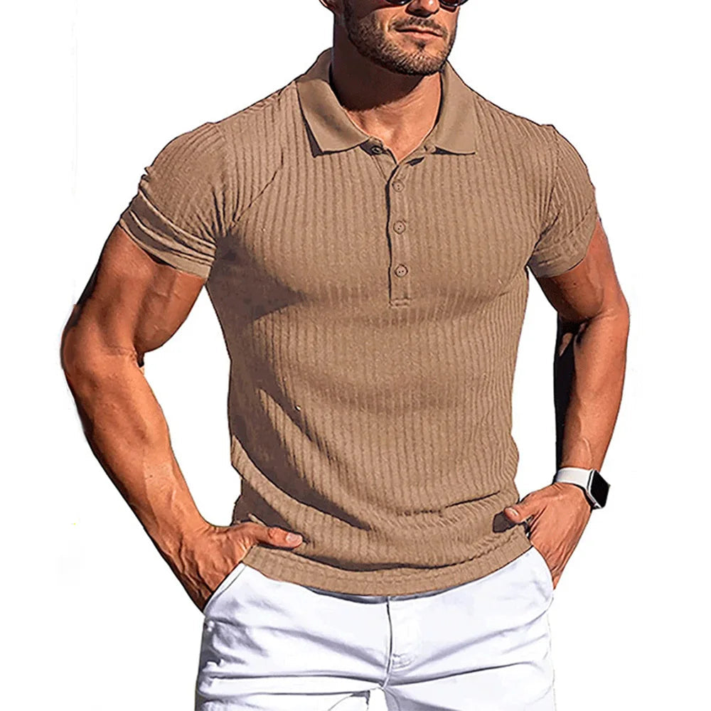 Camisa Masculina Manga Curta Colada Polo Wear Listrada