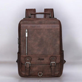 Mochila Executiva Masculina de Couro - Jeep Buluo - Loja Morada