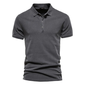 Camisa Masculina Curta Polo Casual Simples