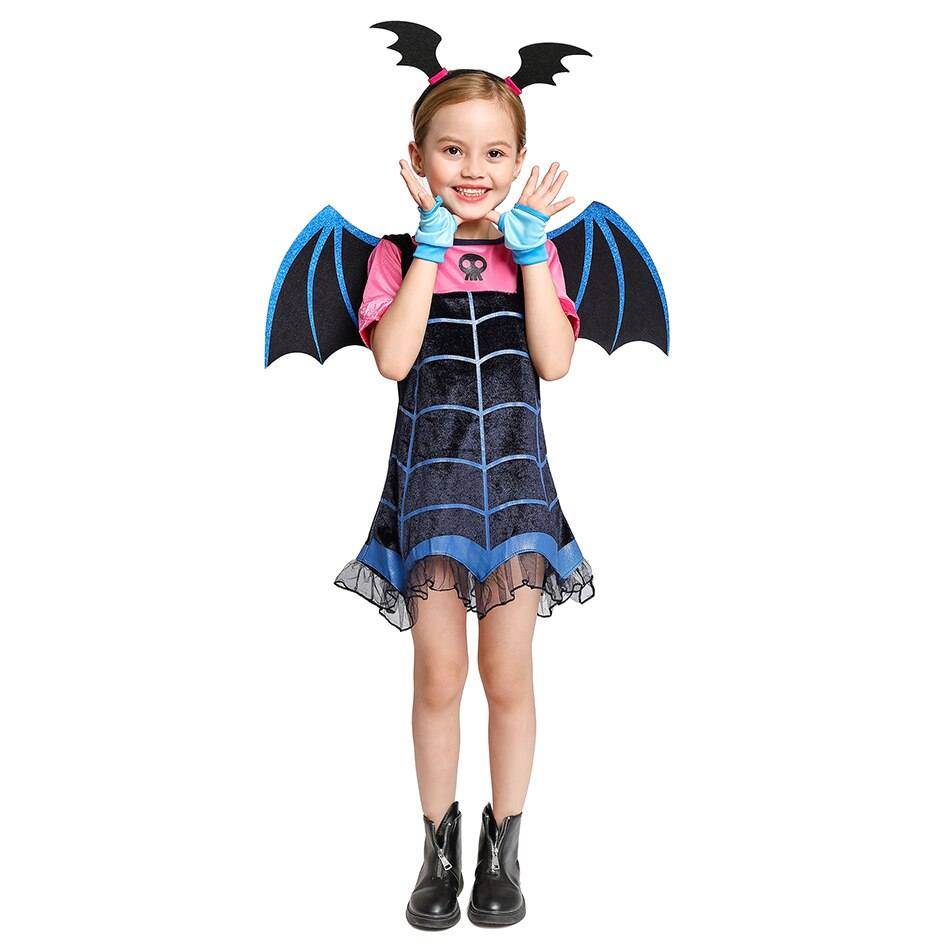 Vestido Fantasia Vampirina e Acessório de Brinde - Promoção Loja Morada