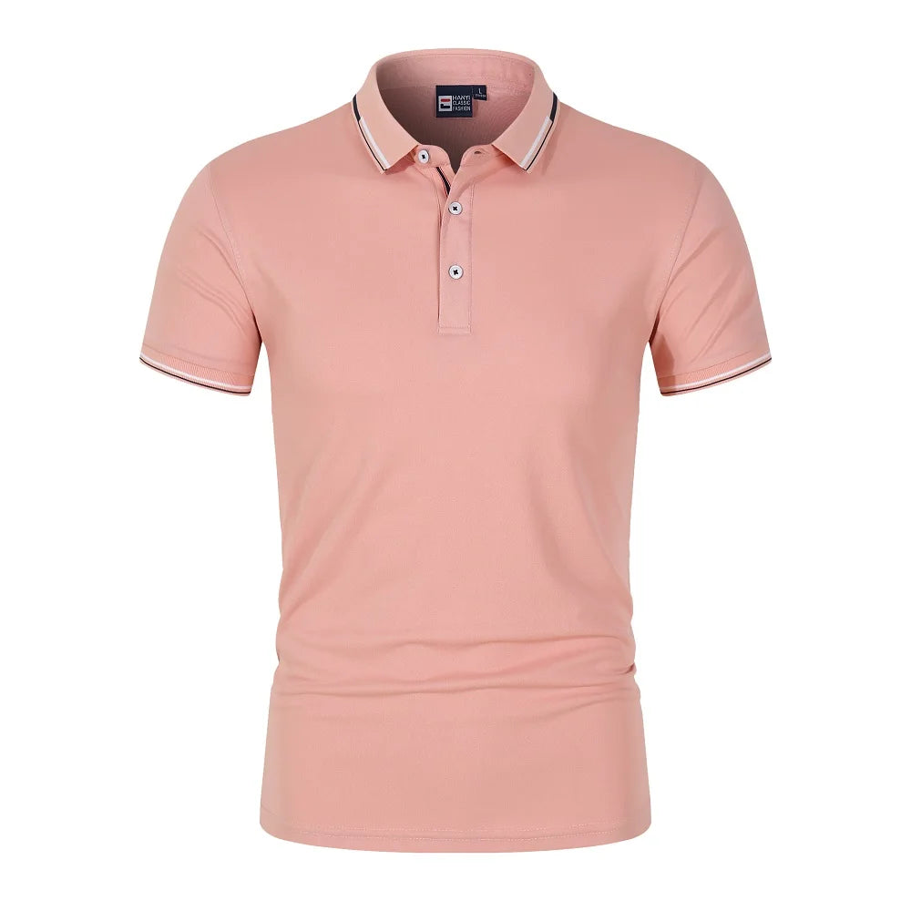 Camisa Masculina Casual Polo Slim Morada Fit