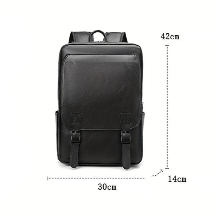 Mochila Masculina Zirck Universitária de Couro para Laptop