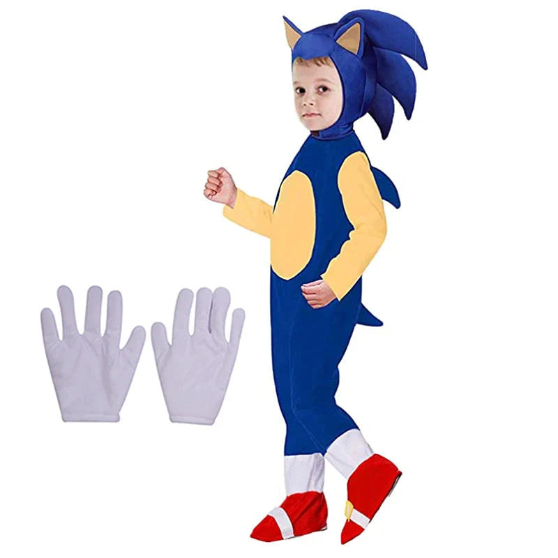 Fantasia do Sonic Infantil para Crianças - Promoção Loja Morada