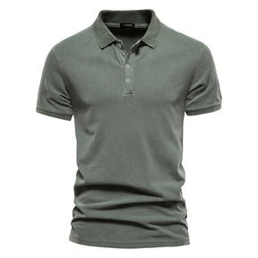 Camisa Masculina Curta Polo Casual Simples