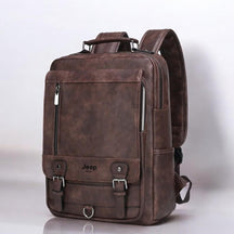 Mochila Executiva Masculina de Couro - Jeep Buluo - Loja Morada
