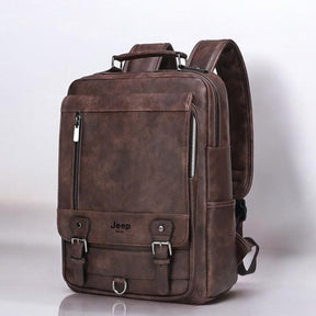Mochila Executiva Masculina de Couro - Jeep Buluo - Loja Morada
