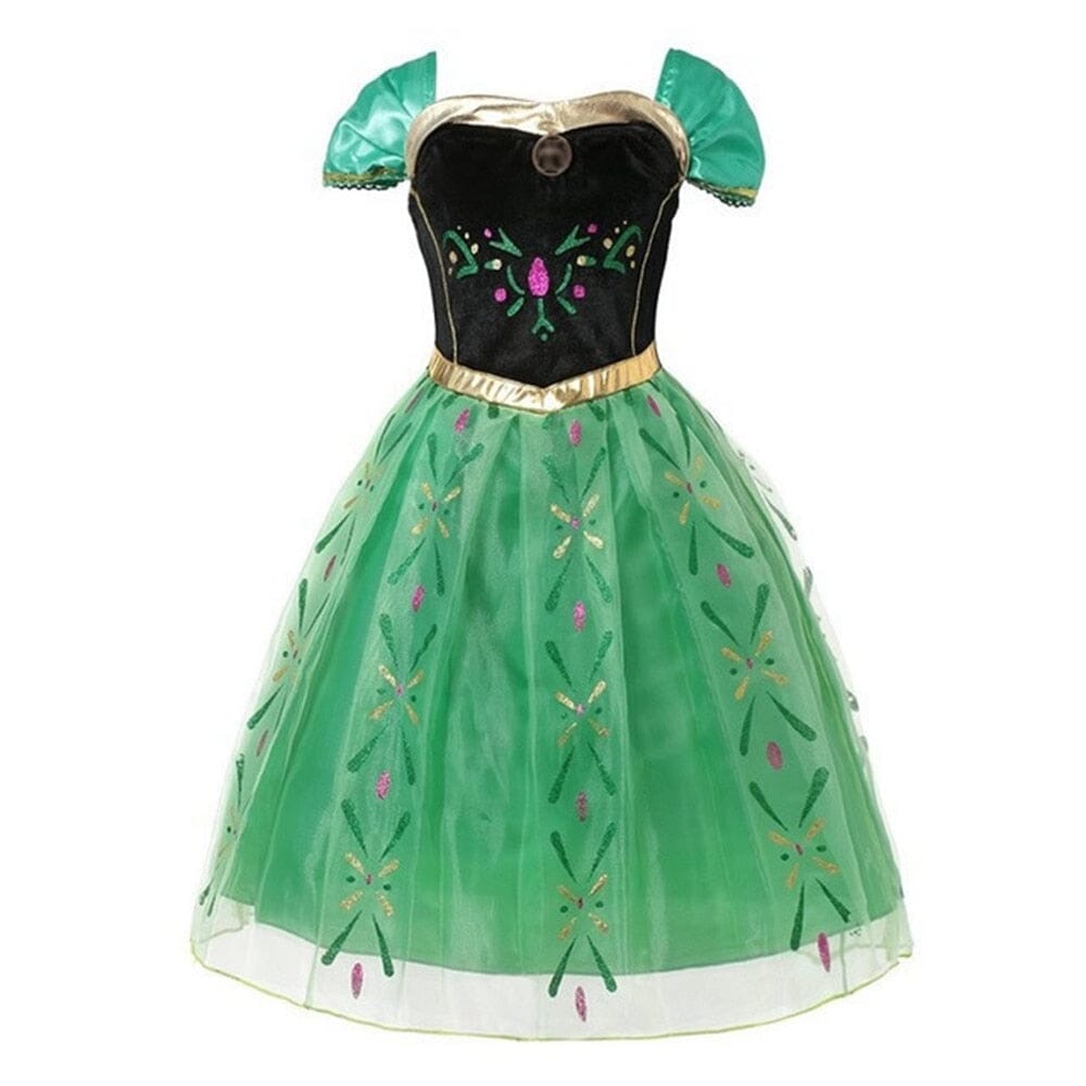 VESTIDO FANTASIA PRINCESA ANNA FROZEN  Loja Morada