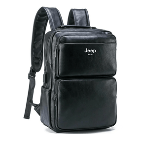 Mochila Executiva para Notebook Em Couro Jeep